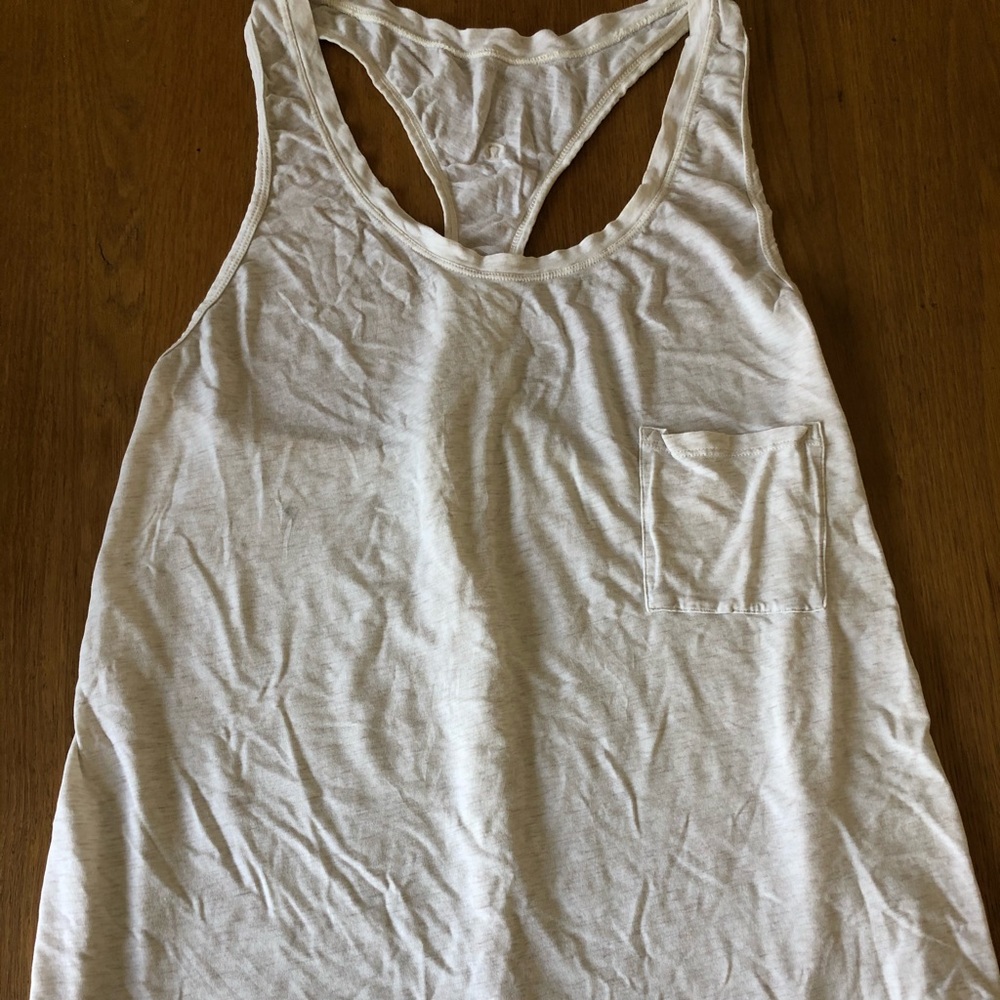 Oatmeal Color Lululemon Tank